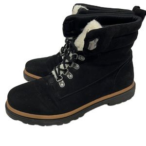 Torrid Black Suede Ankle Boots Size 9